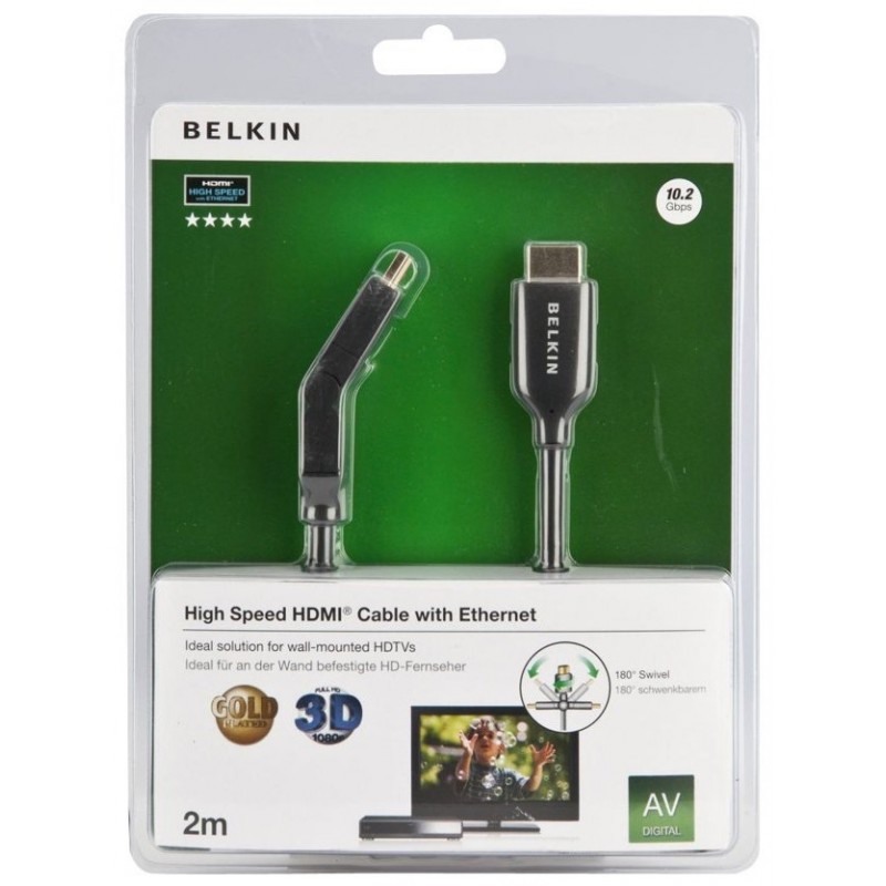 Câble Belkin HDMI 2M / Noir