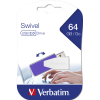 Clé USB Verbatim Swivel USB 2.0 / 64 Go / Violet
