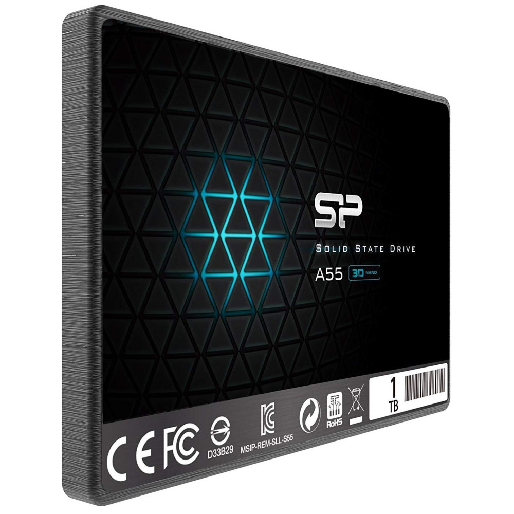 Disque Dur SSD Silicon Power 2.5" Slim A55 / 1 To