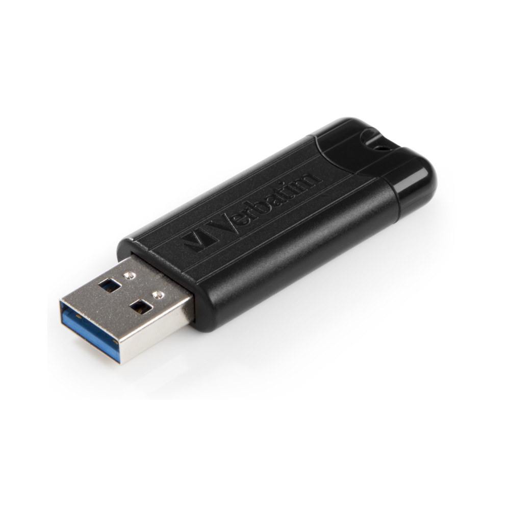 Clé USB Verbatim PinStripe 3.0 / 32 Go / Noir