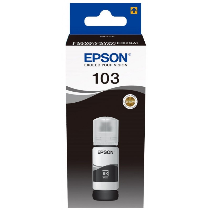Bouteille d'encre Originale Epson EcoTank 103 / Noir