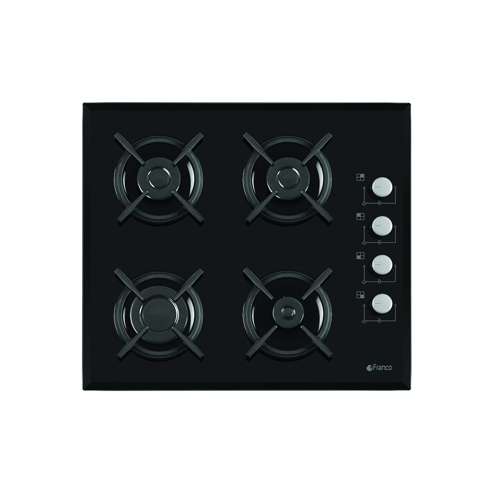 Plaque de cuisson Franco 4 feux 60 cm / Noir