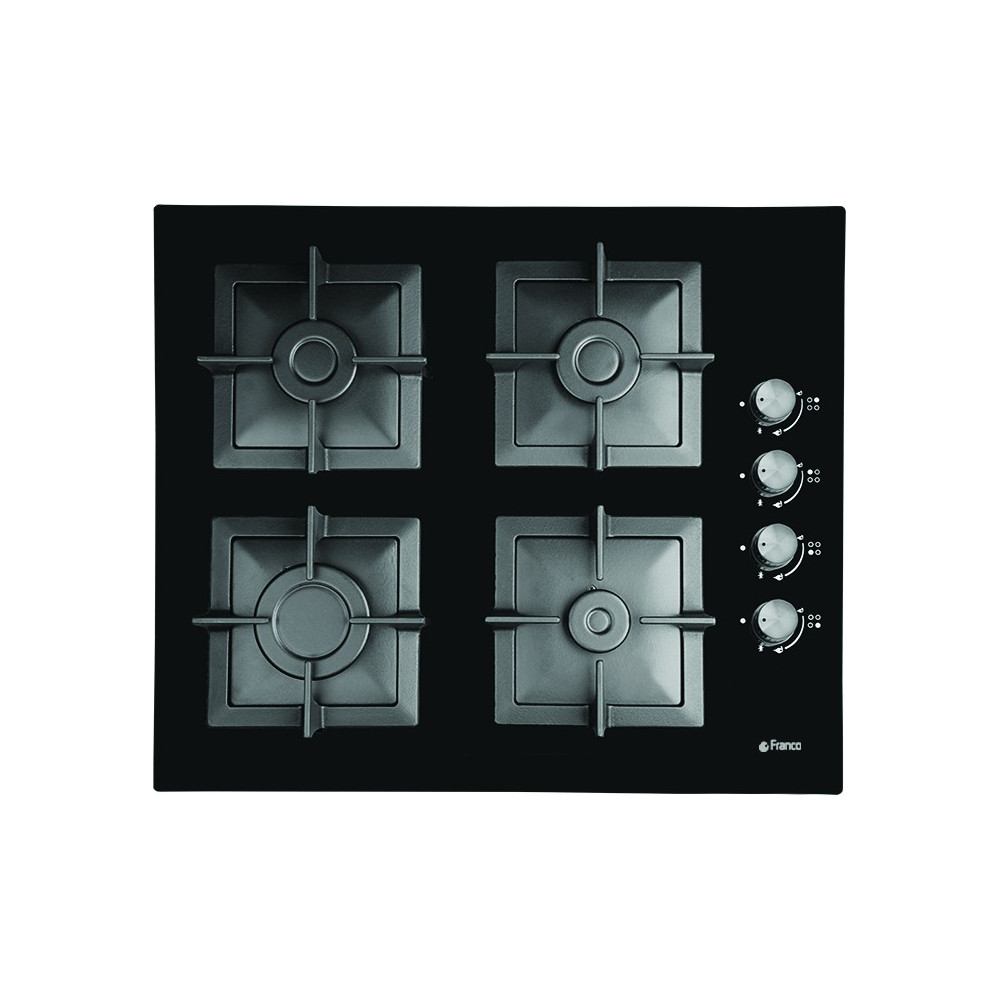 Plaque de cuisson Franco 4 feux 60 cm / Noir