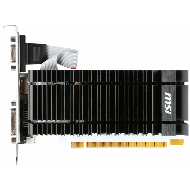 MSI Carte Graphique 64 Bits Dual-Link DVI-D/HDMI NVIDIA GeForce Low Profile (N730K-2GD3H/LPV1