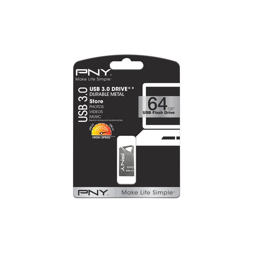 Clé USB PNY T3 Attaché / USB 3.0 / 64 Go
