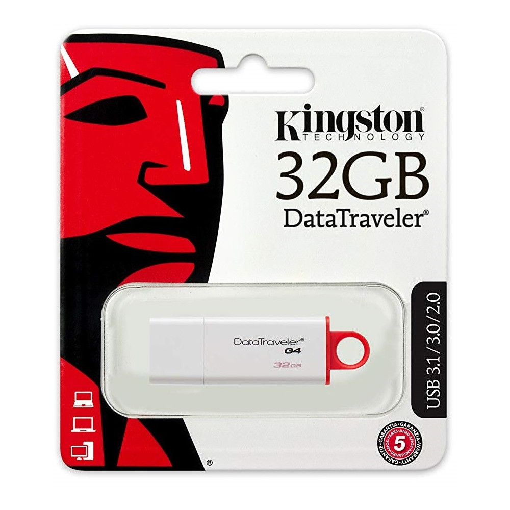 Clé USB Kingston DataTraveler G4 / USB 3.0 / 32 Go