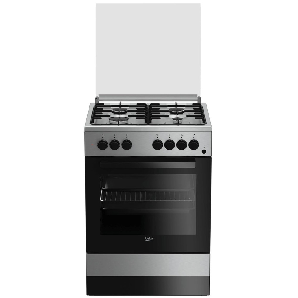 Cuisinière Beko Inox / 4 Feux / 60 cm