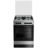 Cuisinière Beko Inox / 4 Feux / 60 cm