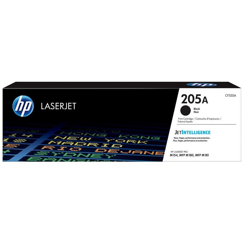 Cartouche de toner HP 205A  LaserJet Noir Originale / 2 300 pages CF530A