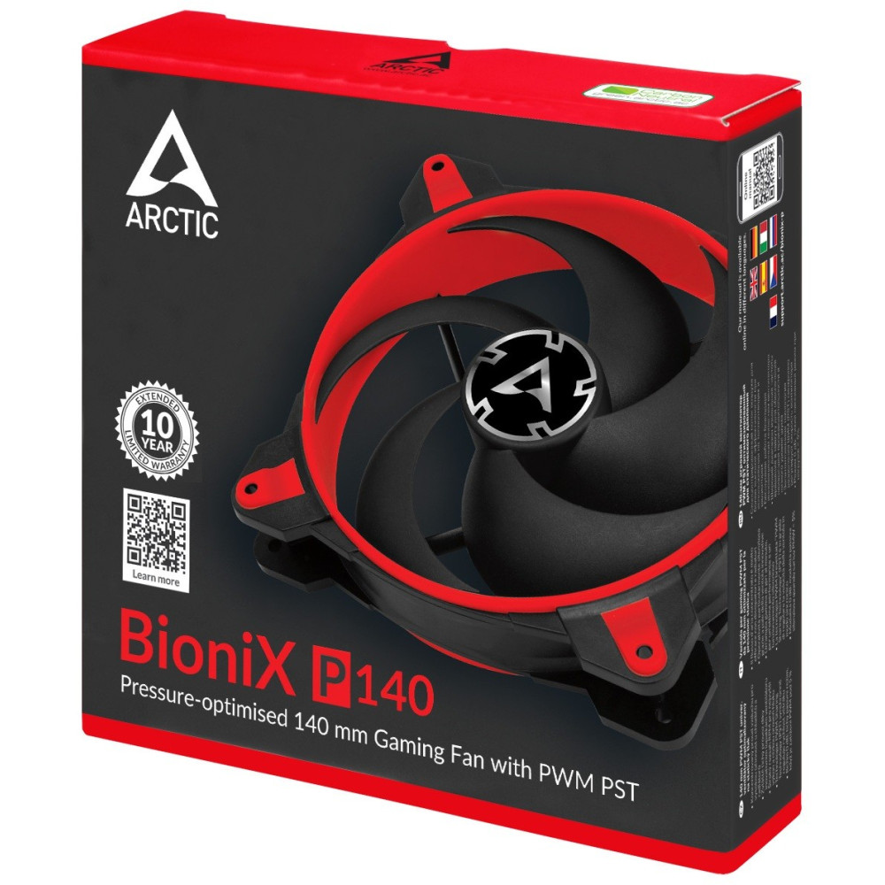 Ventilateur de boîtier pour Gamer Arctic BioniX P140 / Rouge