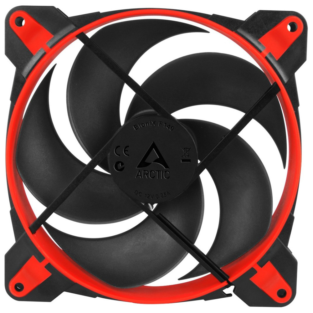 Ventilateur de boîtier pour Gamer Arctic BioniX P140 / Rouge