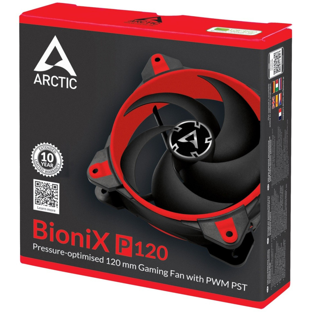 Ventilateur de boîtier pour Gamer Arctic BioniX P120 / Rouge