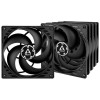 5x Ventilateurs de boîtier pour Gamer Arctic P14 PWM PST Value Pack / Noir