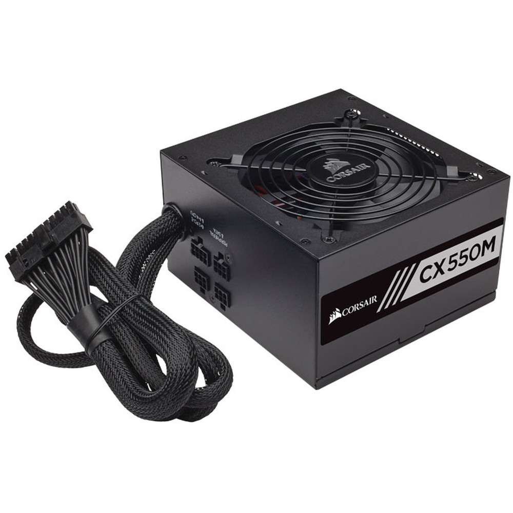 Boite d'alimentation semi-modulaire Corsair CX550M 80PLUS Bronze / 550W