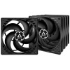 5x Ventilateurs de boîtier pour Gamer Arctic P12 Value Pack / Noir