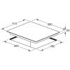Plaque de Cuisson Vitro céramique Focus F.816X / 60 cm / Noir
