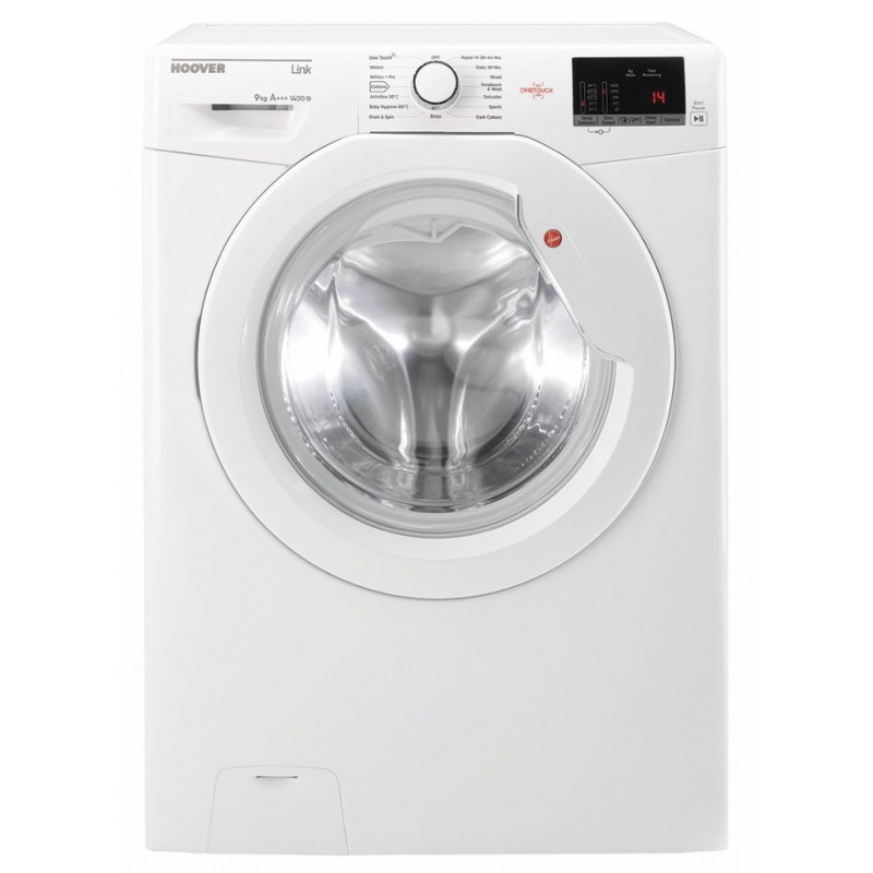 Machine à laver Inverter automatique Hoover 9 Kg / Blanc