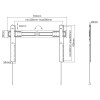 Support Mural SBOX PLB-5746F pour Téléviseur Incurvée 37"-70"