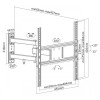 Support Pivotant SBOX PLB-3644 pour Téléviseur 32"-55"