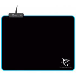 Tapis Souris White Shark LUMINOS L LED 35 x 25 cm