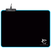 Tapis Souris White Shark LUMINOS L LED 35 x 25 cm
