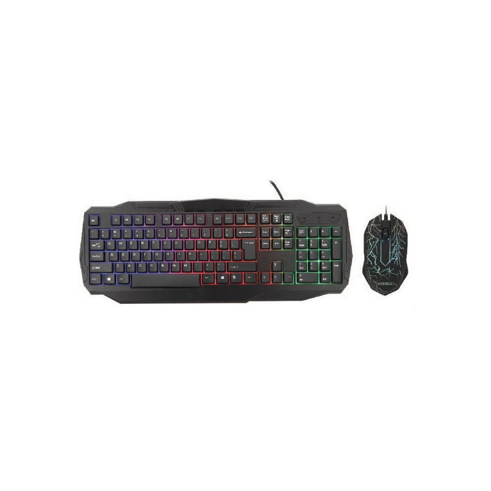 Ensemble Clavier Souris LED USB Gaming Everest KMX-86