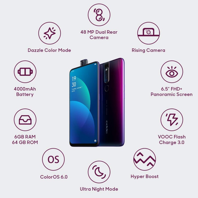Oppo F11 Pro popup cam