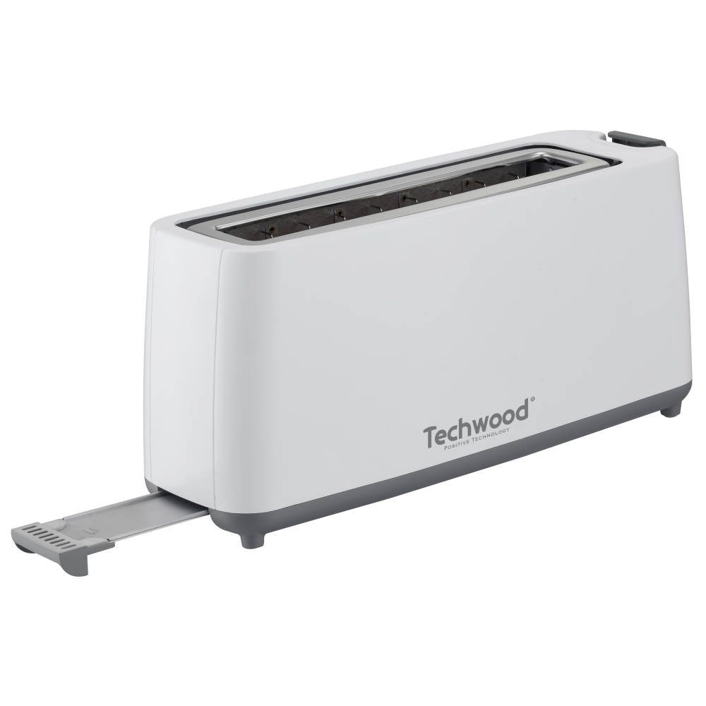 Grille Pain Jumbo Techwood TGP-402 / Blanc
