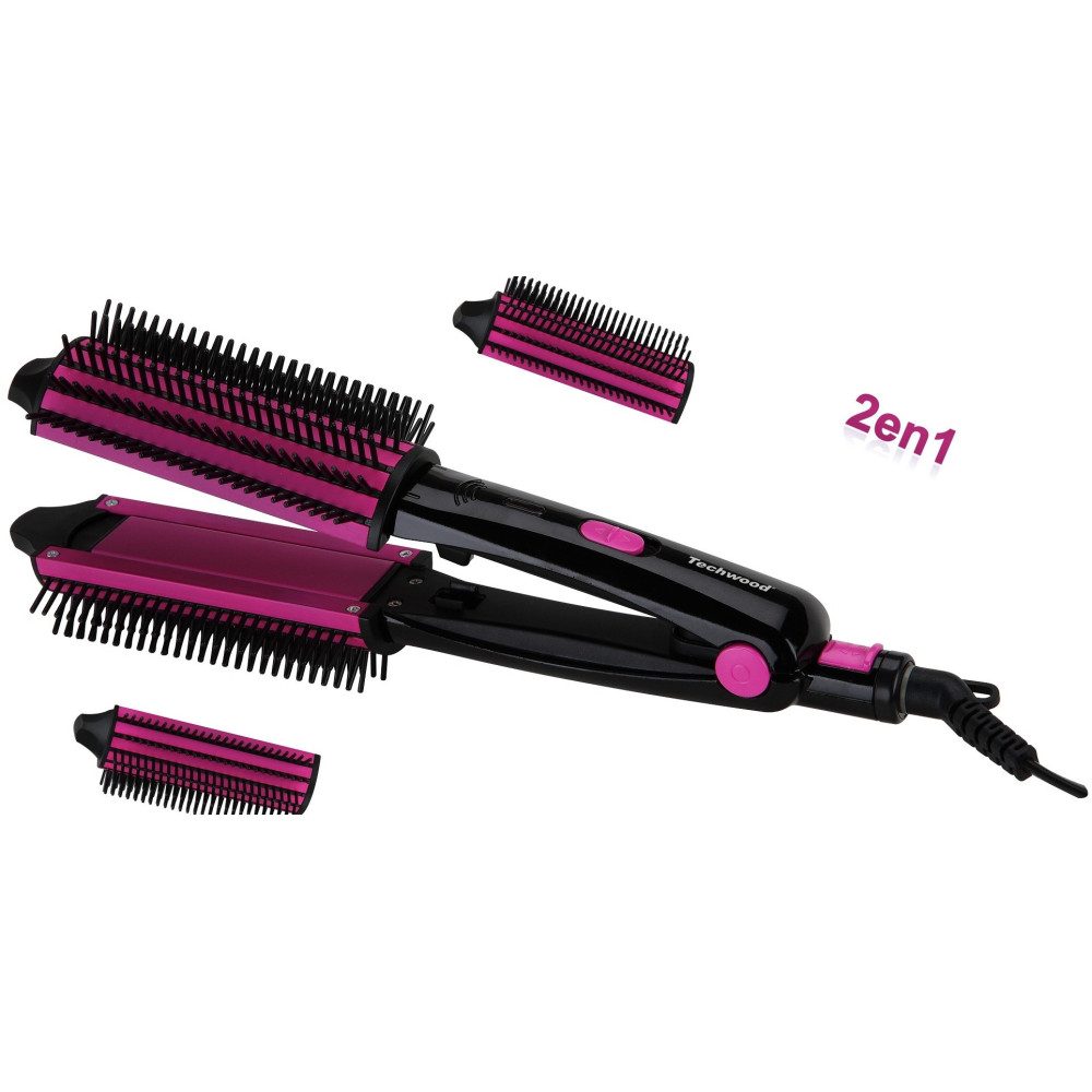 Lisseur-Brosse Chauffante Techwood TLB-681