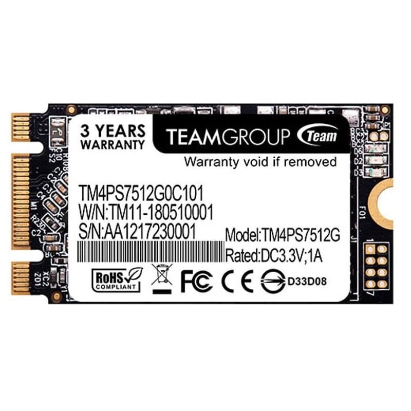 Disque Dur Team Group MS30 SSD M.2 2242 / 128 Go