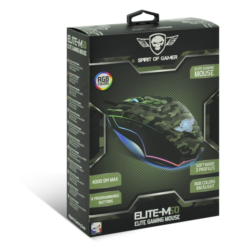 Souris Gamer Spirit of Gamer Elite M20 RGB en Tunisie