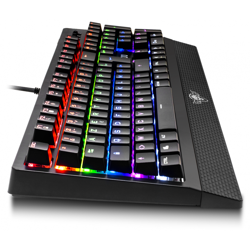 SOLIDEE clavier mécanique sans fil 65%,Bluetooth 5.0/2.4Ghz/filaire,68  touches clavier gamer mécanique rétro-éclairé led rgb,hot swappable avec