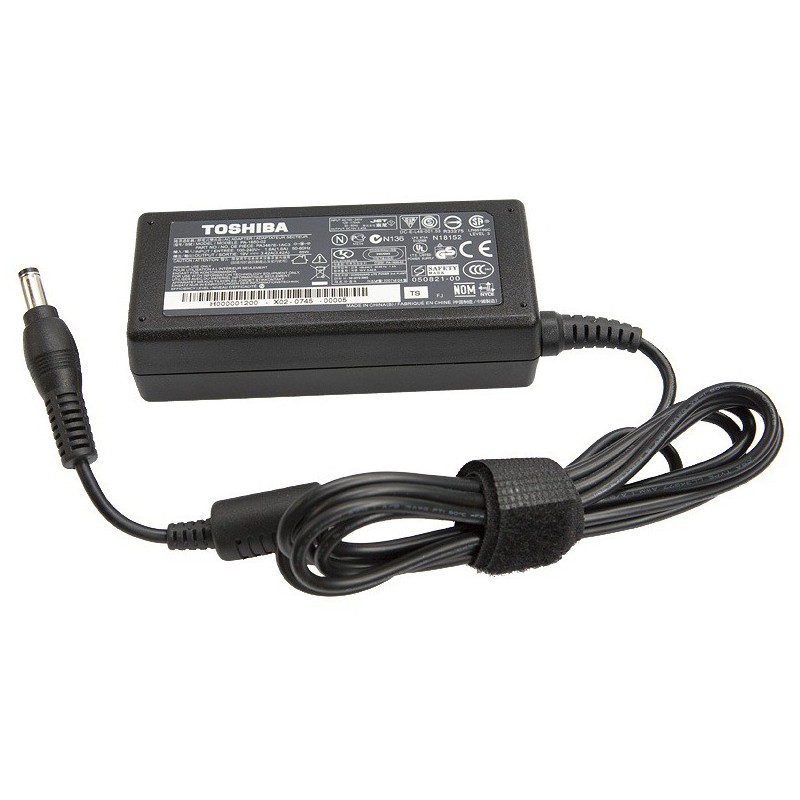 Chargeur pour PC Portable Toshiba 19V / 3.42A + Câble alimentation Trefle Offert image 0
