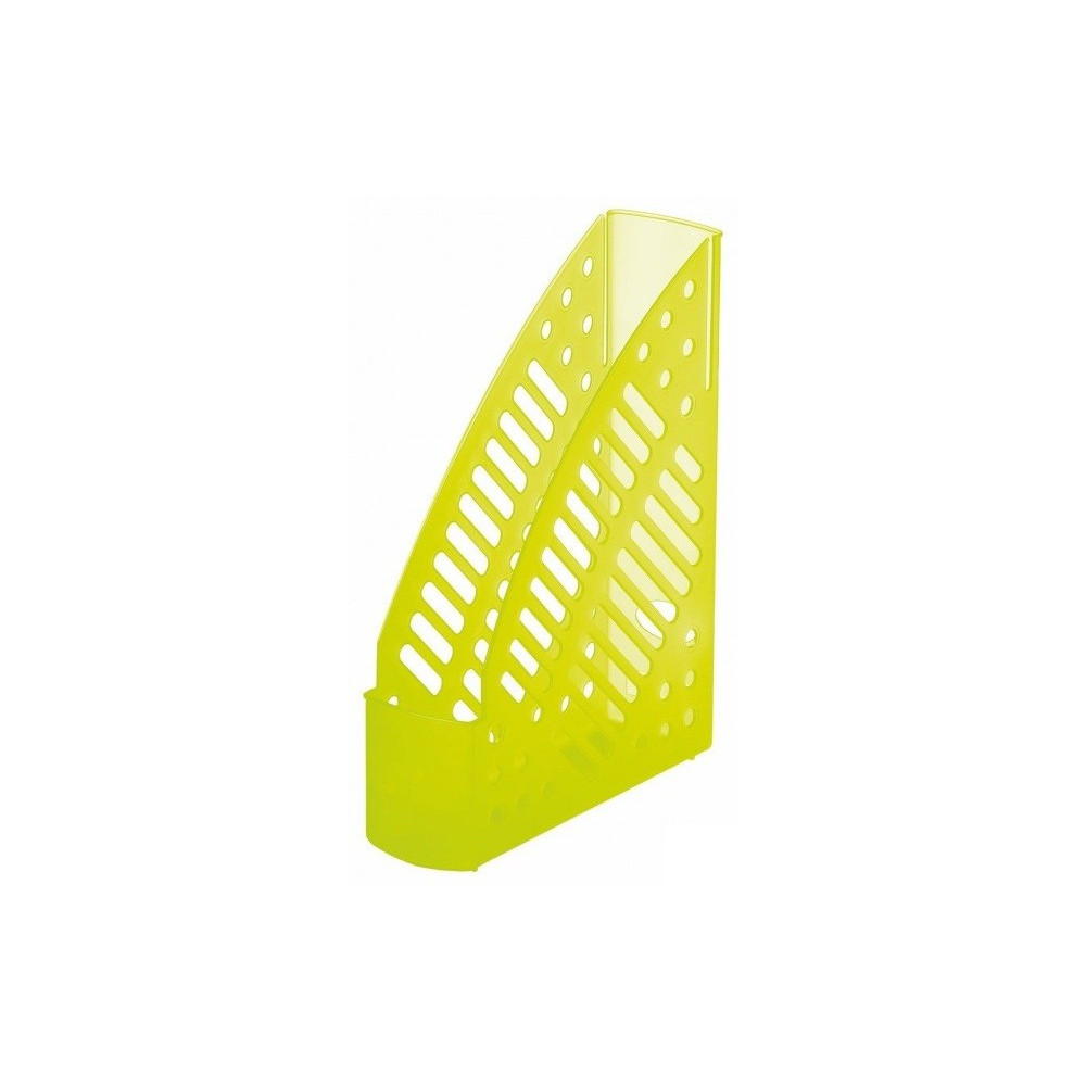 Porte-revues en plastique transparent Faibo 150T / Jaune