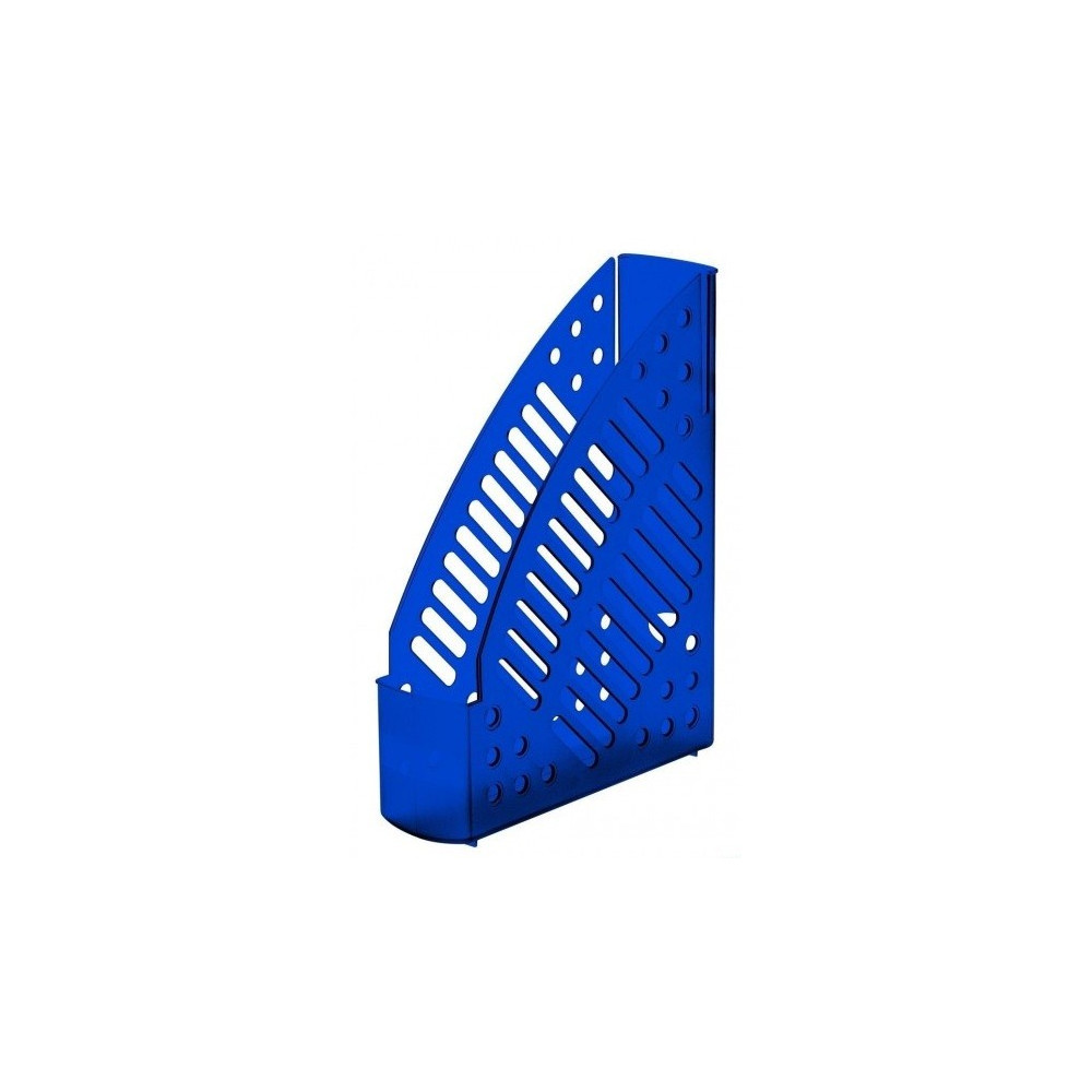 Porte-revues en plastique transparent Faibo 150T / Bleu