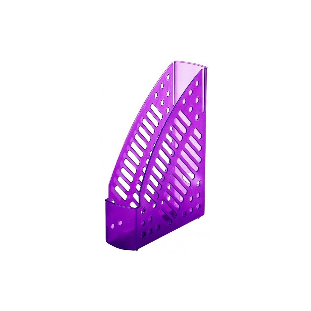 Porte-revues en plastique transparent Faibo 150T / Violet