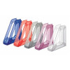 Porte-revues en plastique transparent Faibo 151T / Rouge
