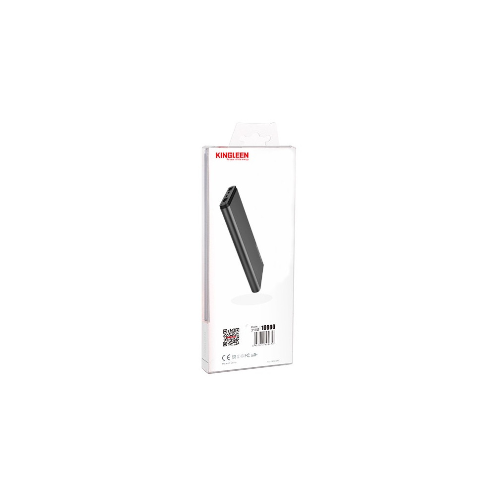 Power Bank KINGLEEN 318S 10000 mAh / Noir