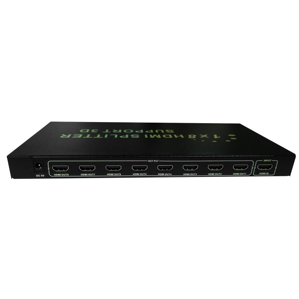 Splitter HDMI 8 ports Full HD 1080P 3D