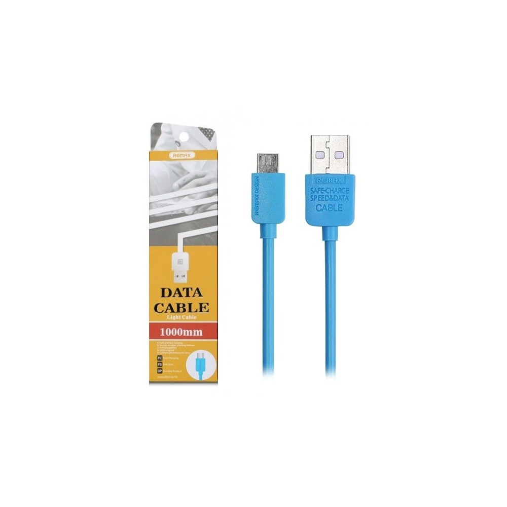 Câble Remax USB vers Micro USB / Bleu