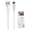Câble USB vers Micro USB Kingleen K31 2A / Blanc