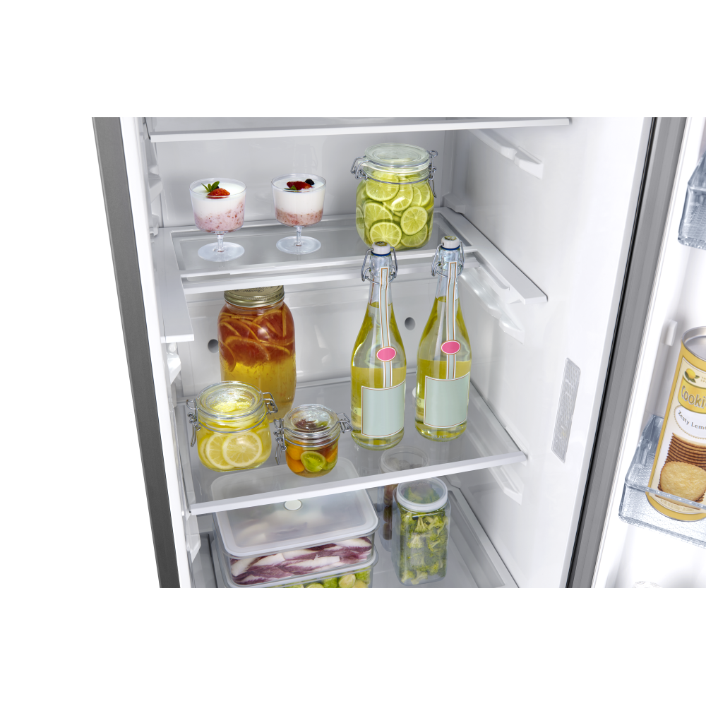 Réfrigérateur Samsung No Frost INVERTER Une Porte 384 Litres / SILVER / avec Distributeur d'eau et Afficheur