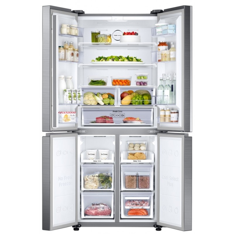 REFRIGERATEUR MULTI PORTES SAMSUNG 452L 3 PORTES PLATINIUM INOX