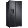 Réfrigérateur Samsung avec Distributeur d'eau Side by Side / Twin Cooling Plus /617L Noir