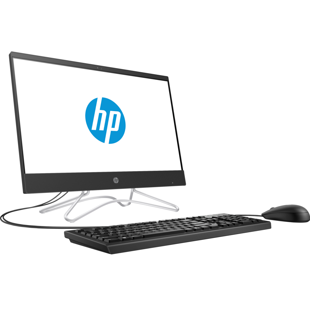 Pc De Bureau HPTout-En-Un , Intel® Core™ i3-8130U, 4 Go de mémoire SDRAM DDR4, Windows 10 Professionnel
