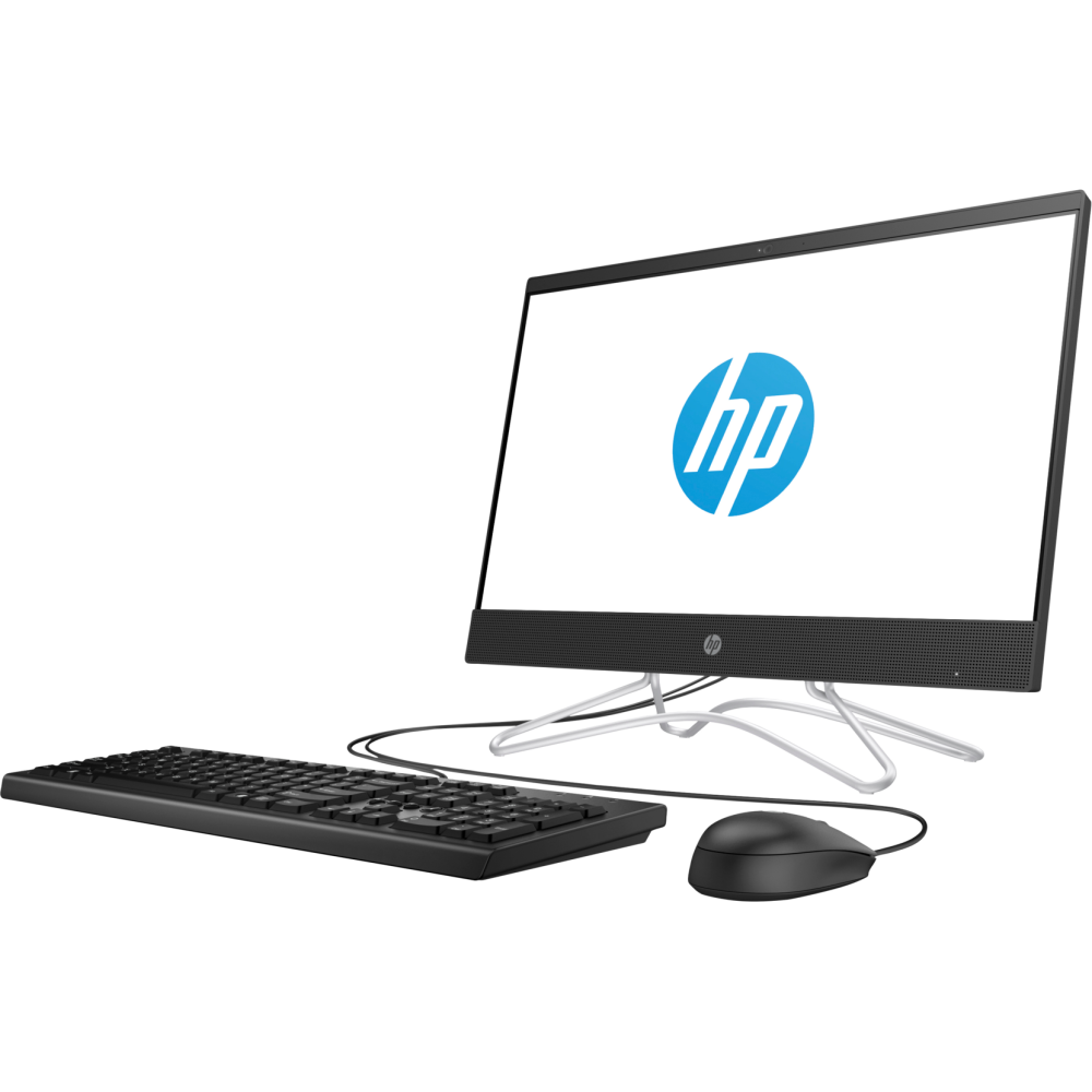 Pc De Bureau HPTout-En-Un , Intel® Core™ i3-8130U, 4 Go de mémoire SDRAM DDR4, Windows 10 Professionnel