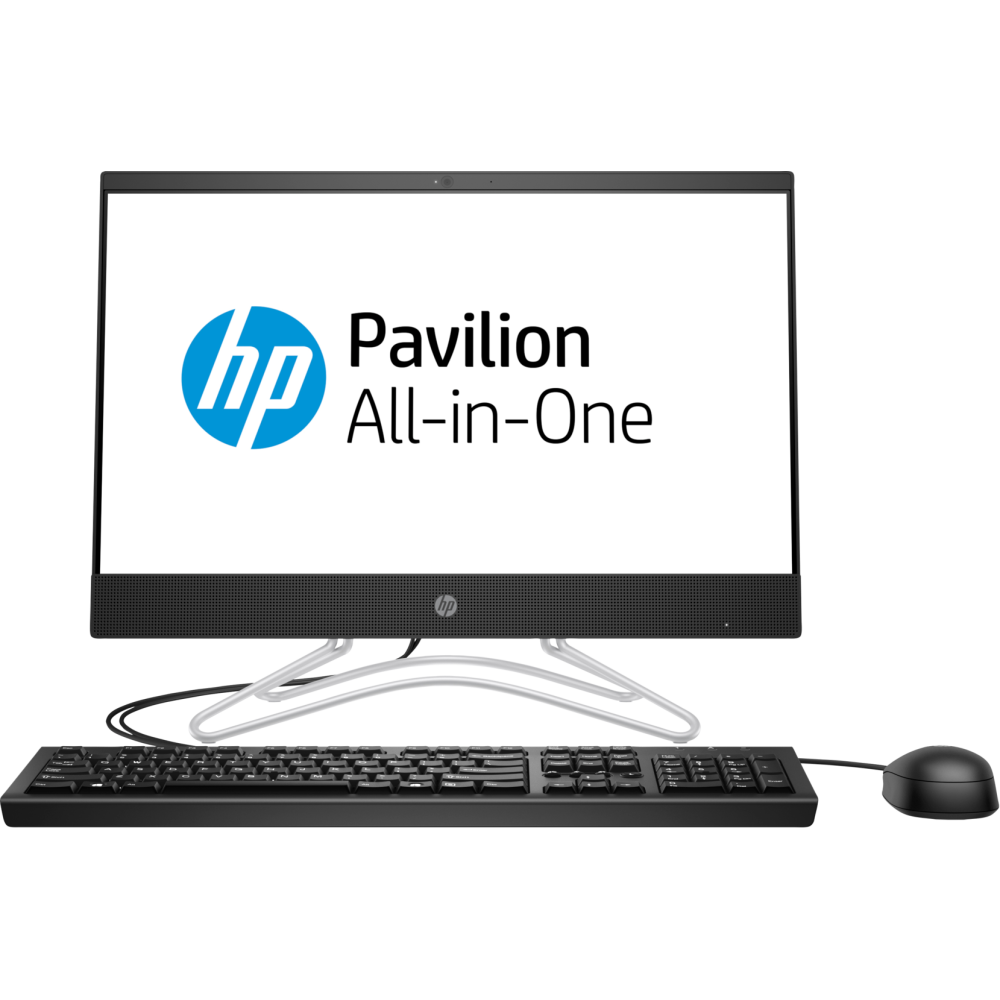 Pc De Bureau HPTout-En-Un , Intel® Core™ i3-8130U, 4 Go de mémoire SDRAM DDR4, Windows 10 Professionnel