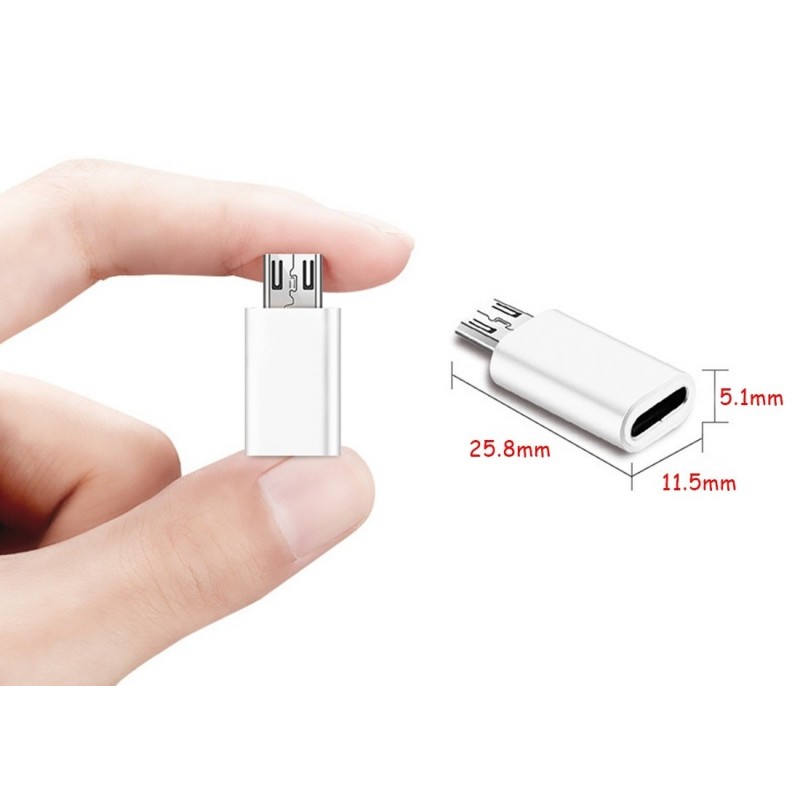 Adaptateur Micro USB Vers Type-C - Tunewtec Tunisie