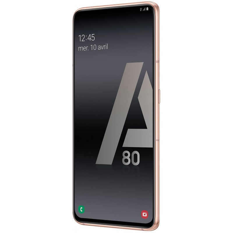 Slide  #4 Téléphone Portable Samsung Galaxy A80 / Gold + SIM Orange 60 Go + Power Bank 10 000 mAh Offert