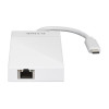 Hub USB Type C vers 3 Ports USB D-Link DUB-D410 + Port Réseau RJ45